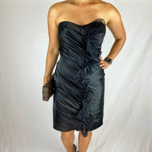 Julian Joyce Mandalay Black Strapless Dress $695